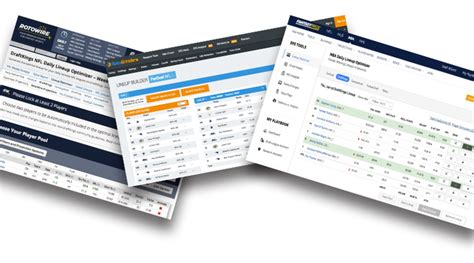 5 Best DraftKings and FanDuel Lineup Optimizers and Generators.